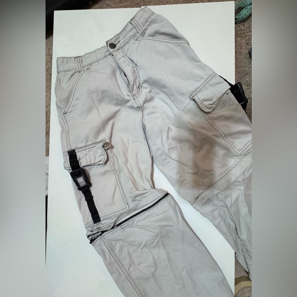 Source Unknown Gray Straight Leg Pants